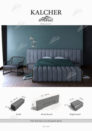 تاج بالاسری تختخواب باکس مدل کالچر