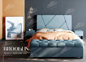 تاج بالاسری تختخواب باکس مدل بروکلین