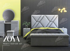 تاج بالاسری تختخواب باکس مدل زویا