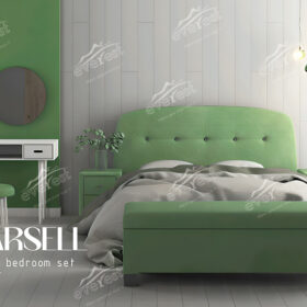 تاج بالاسری تختخواب باکس مدل مارسل